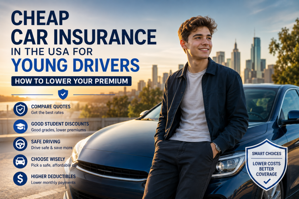 Cheap Car Insurance in the USA for Young Drivers: How to Lower Your Premium